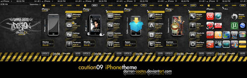 Caution09 iPhone Theme