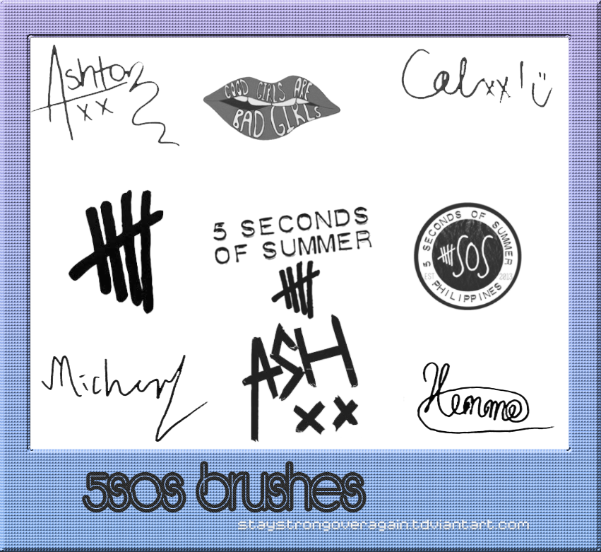 {5Sos} Brushes