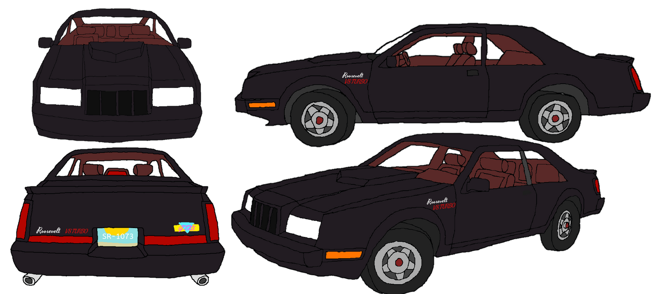 Damon's 1986 Roosevelt GTX5 Turbo Midnight by generalrusty78 on DeviantArt