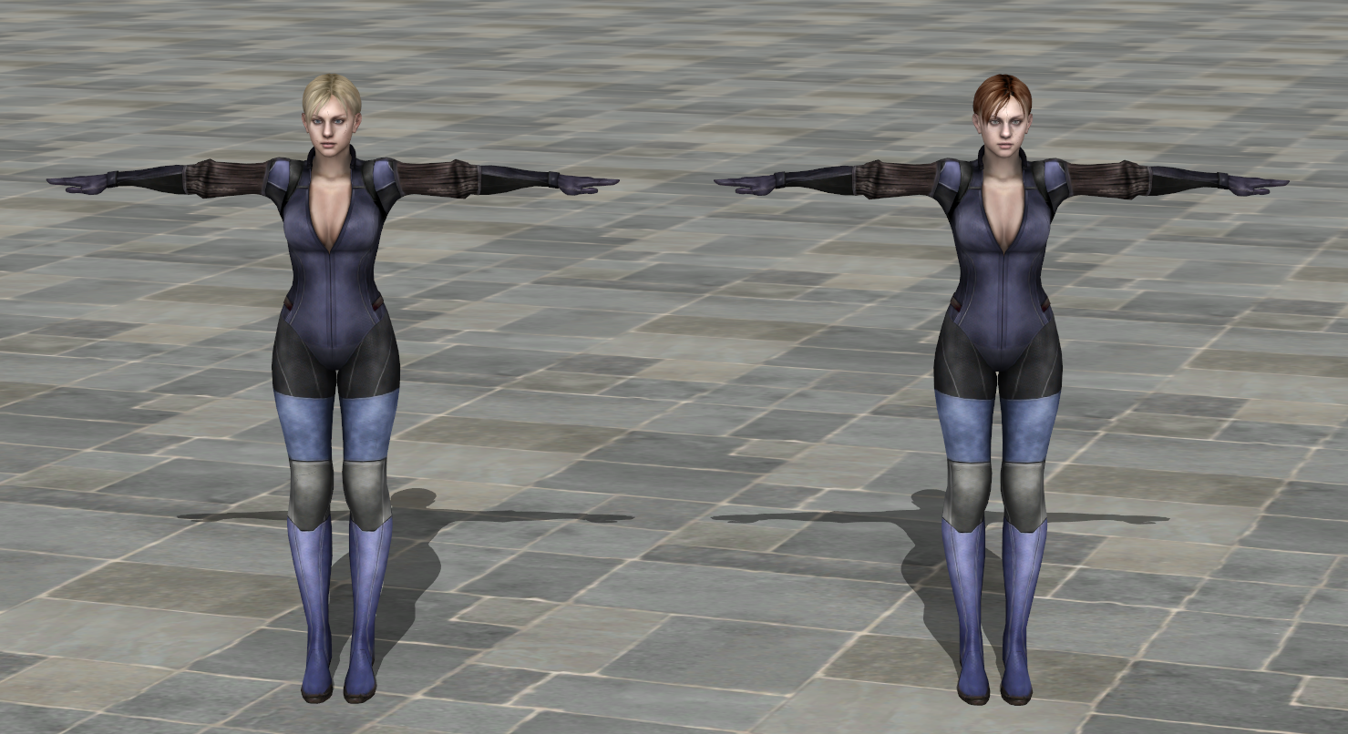XNALara Jill Valentine Battlesuit Default Download by 6500NYA on DeviantArt