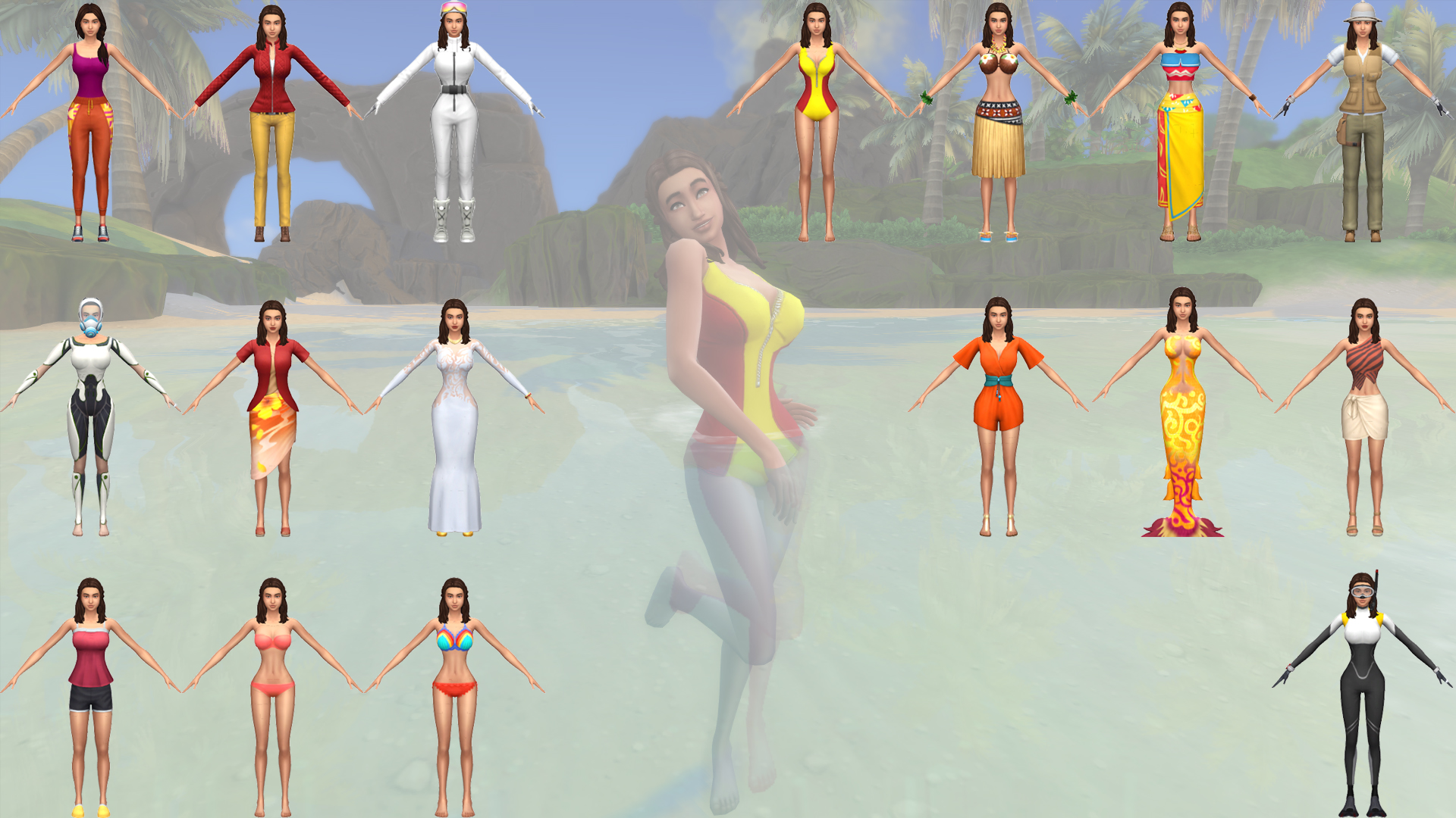 Free!! Swinwears for Sims 4 by RainboWxMikA on DeviantArt