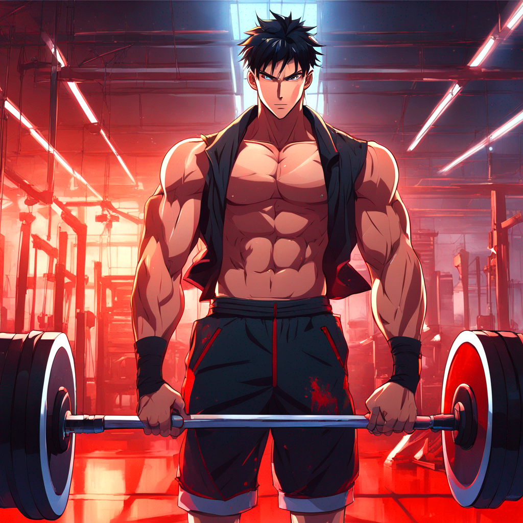 Handsome boy doing workout by AZRAQTEAM on DeviantArt