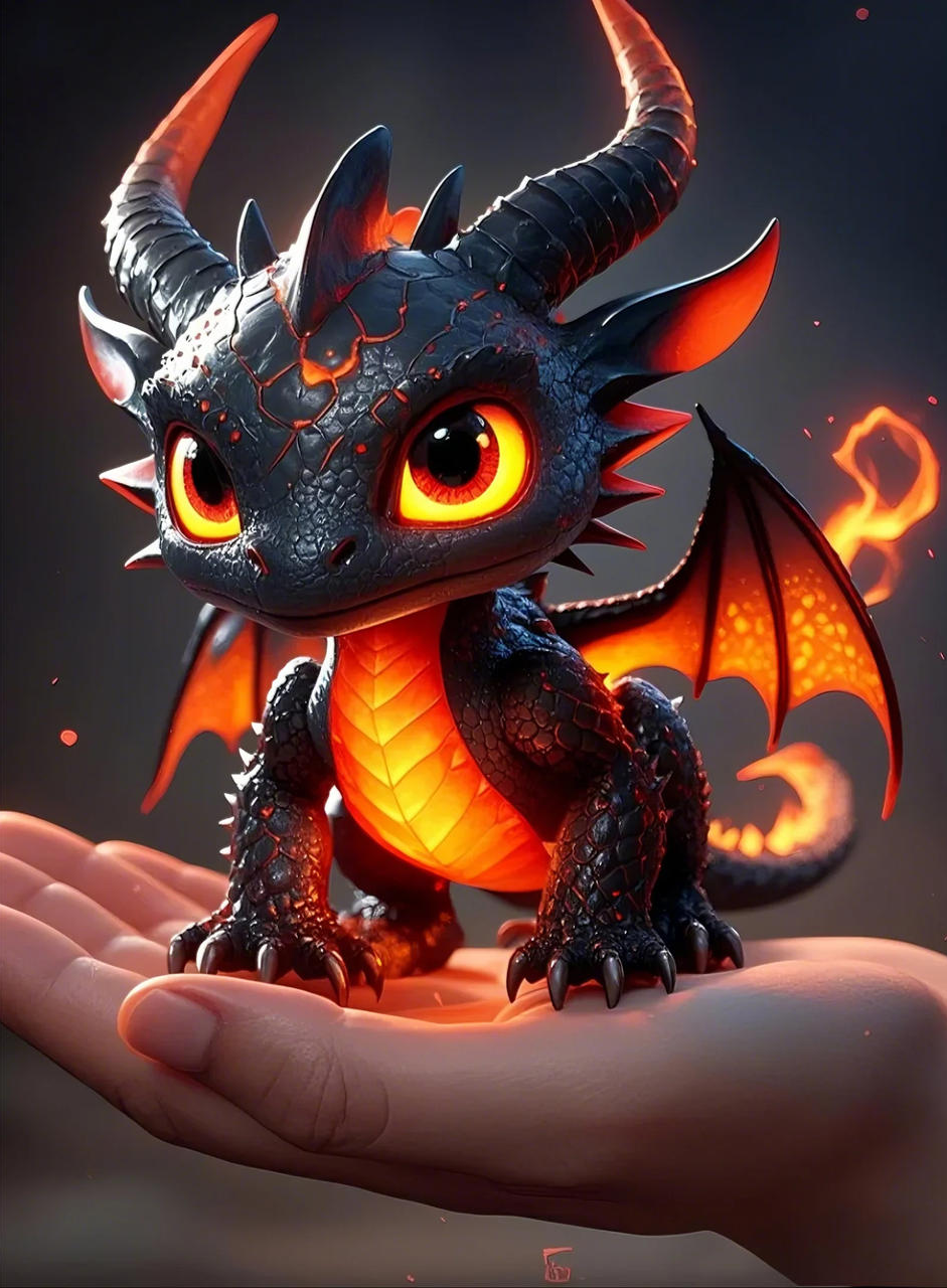 fire dragon baby by AZRAQTEAM on DeviantArt