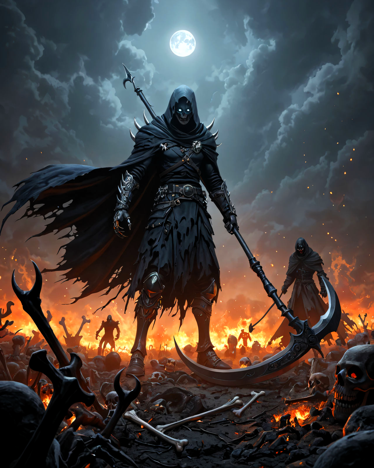 Death Knight Holding a Scythe by AZRAQTEAM on DeviantArt