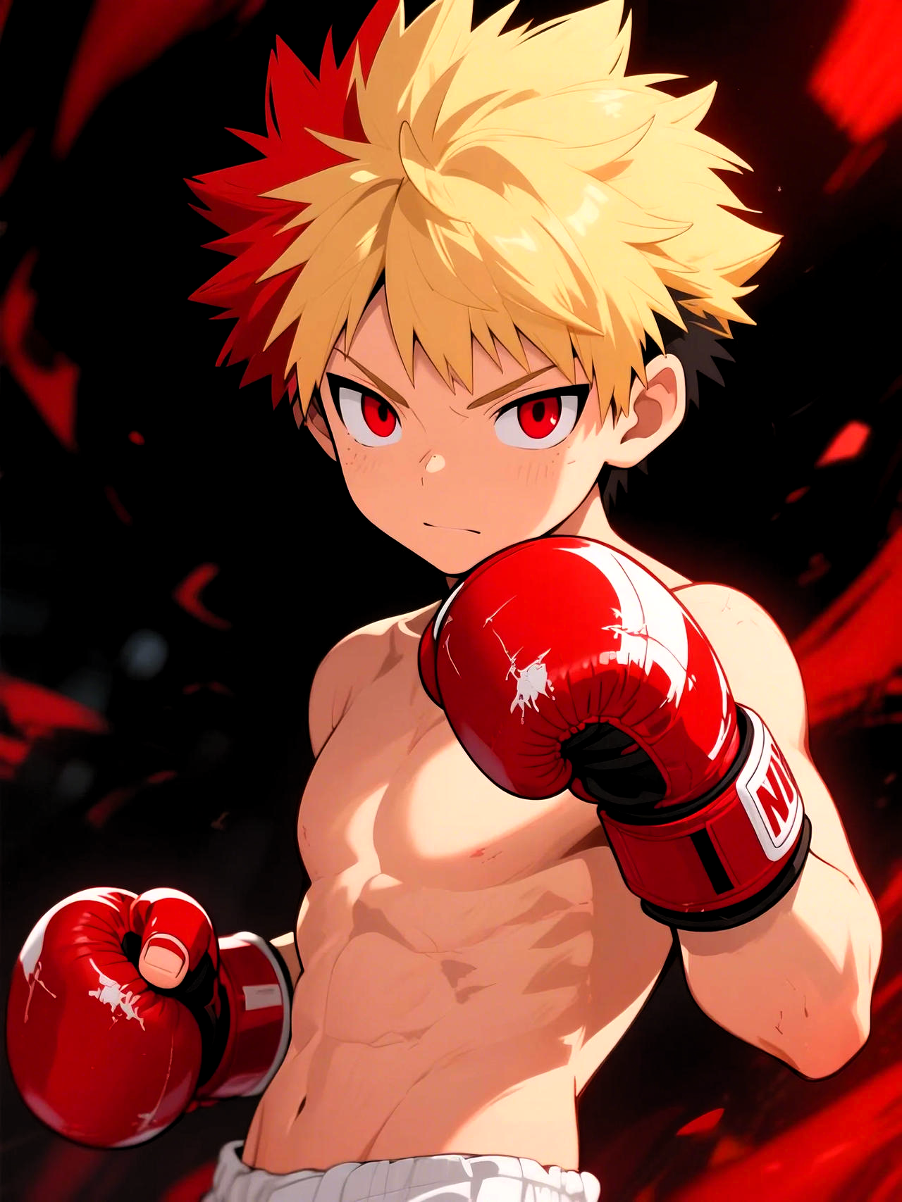 Katsuki Bakugou child by AZRAQTEAM on DeviantArt