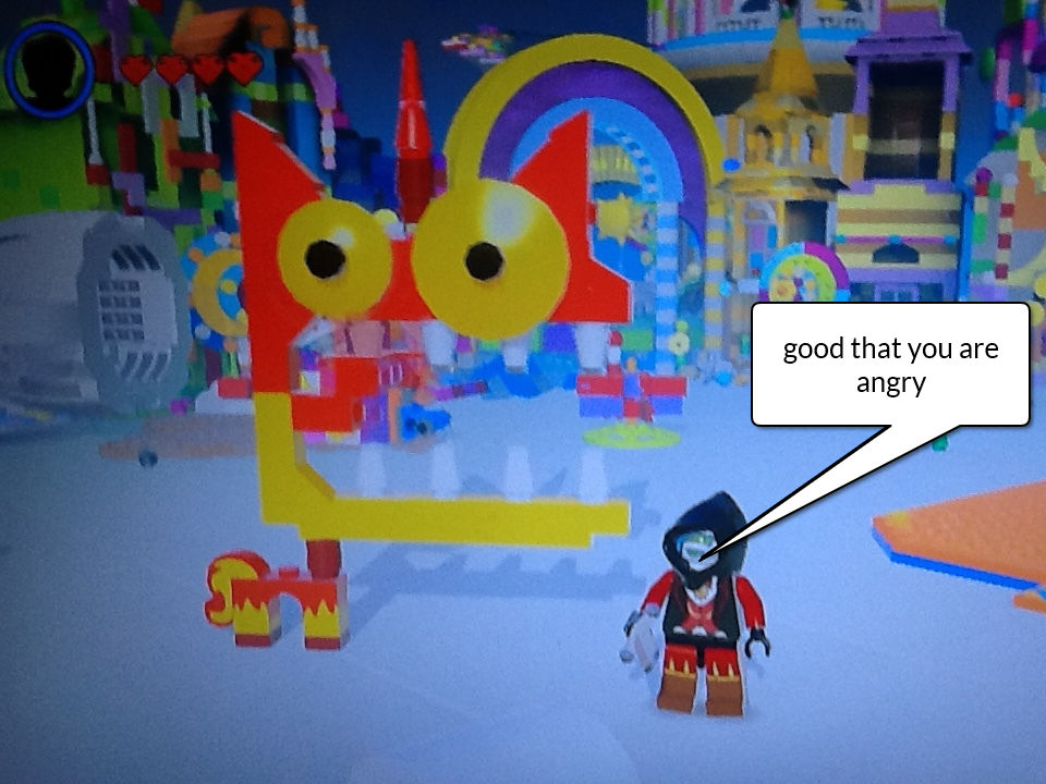 the lego movie cyber master with angry unikitty by cybertech02 on