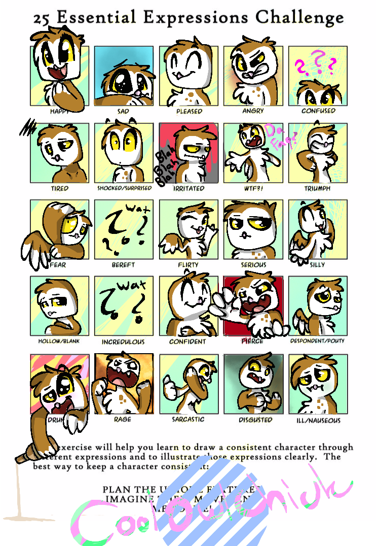 25 Essential Expressions C: by Tacotron2000 on DeviantArt