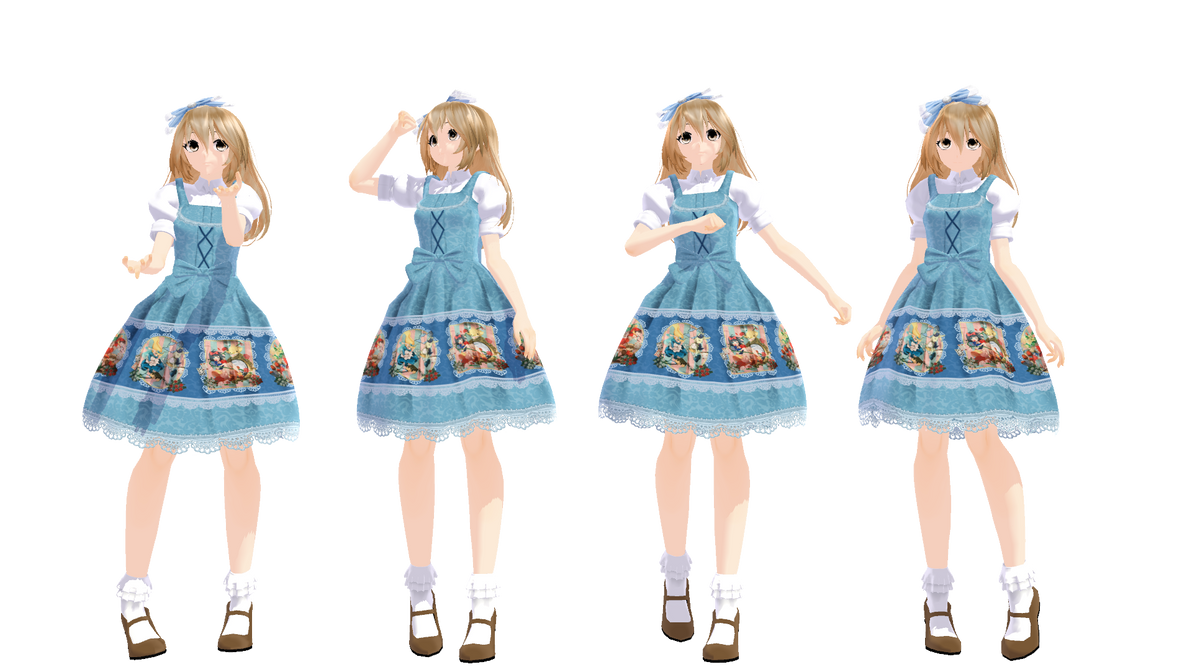 [MMD] Lolita Fashion Pose Pack 1 (P2U DL) by Psych0gram on DeviantArt