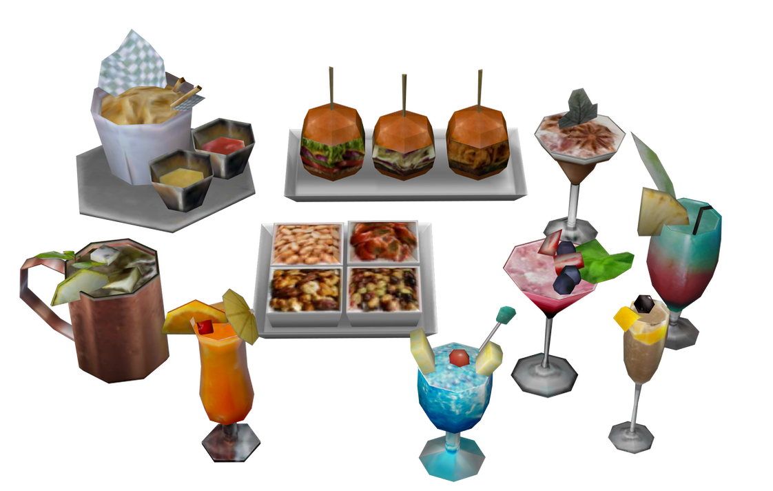 [XPS] Avakin Life Bar Food by TrashBoiAlex on DeviantArt