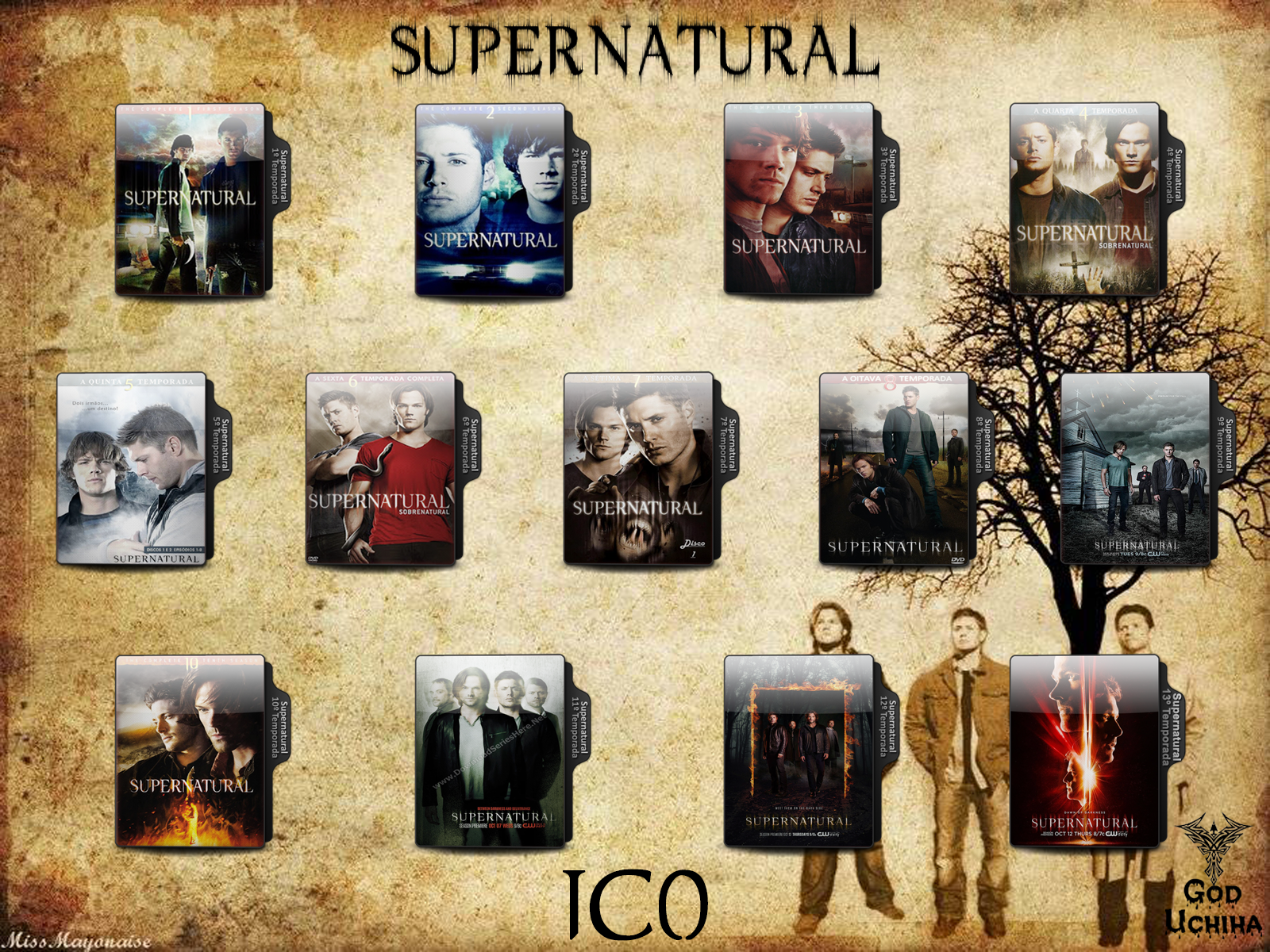 Supernatural Icones by AndreNeumann on DeviantArt