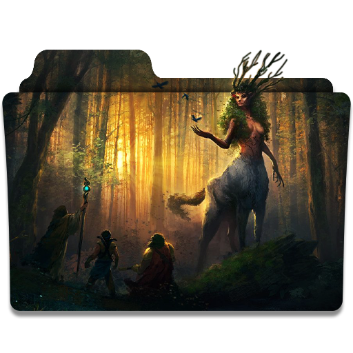 forest Folder Icon V19 by akila550 on DeviantArt