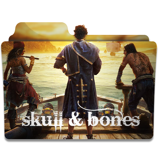 Skull And Bones Folder Icon by akila550 on DeviantArt