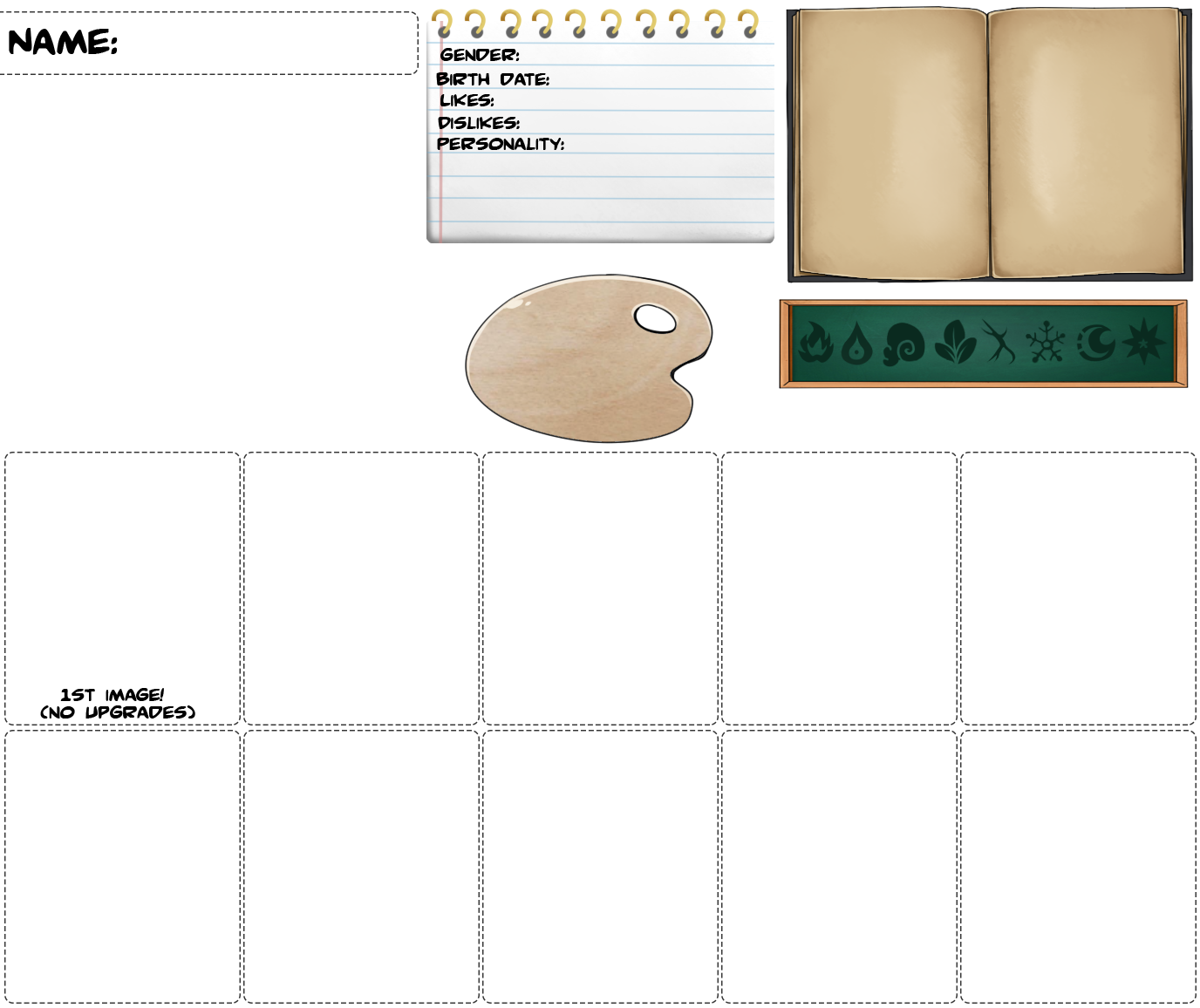 Wyngro Reference Sheet Template by Nestly on DeviantArt