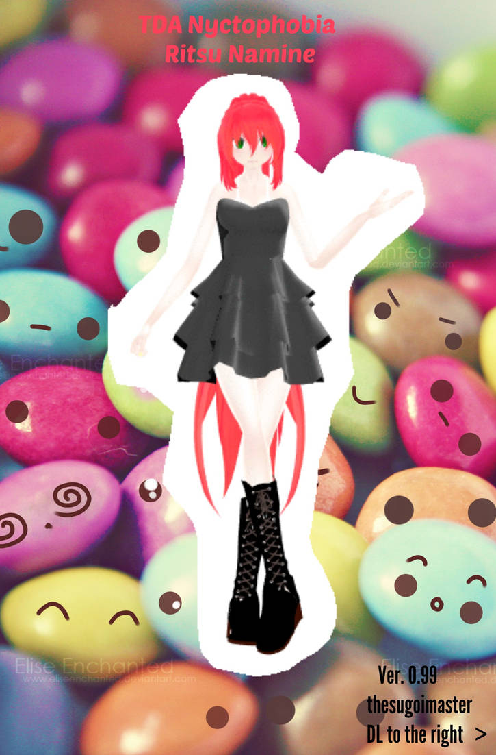 MMD Nyctophobia Ritsu [TDA] [+DL] by thesugoimaster on DeviantArt