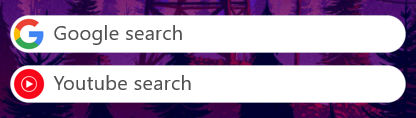 Google and Youtube search bar 1.1