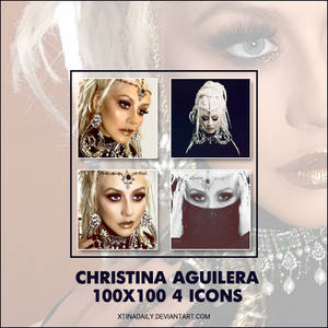 4 Xtina Icons 100x100 by Xtina Daily