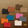 all leather folders