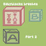 Babyblocks brushes part 2