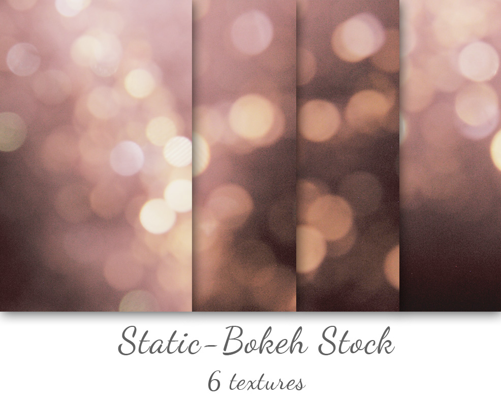 static bokeh textures