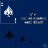 Ace of Spade Card Brush