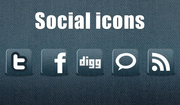 5 Free New Social Icons