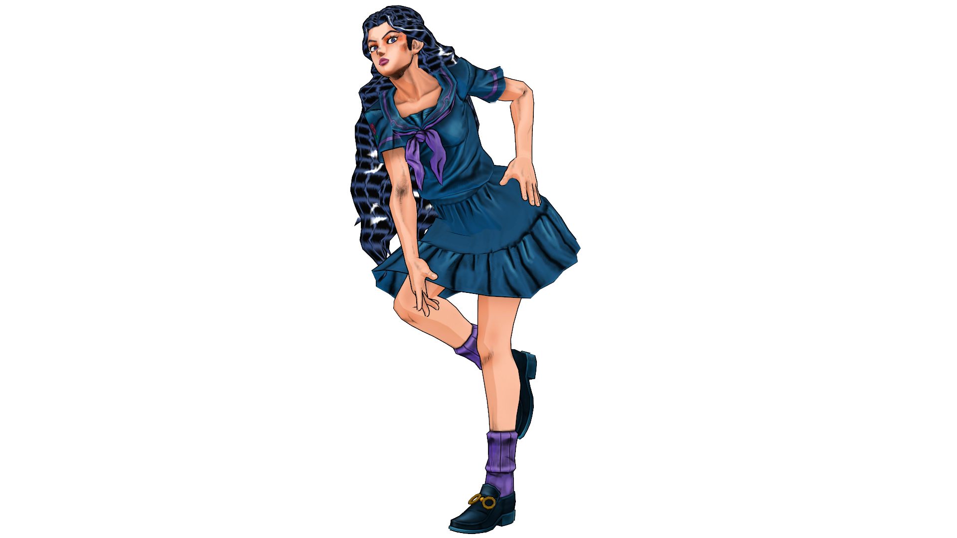 MMD Jojo and Junko&#;s pose transparent background PNG clipart