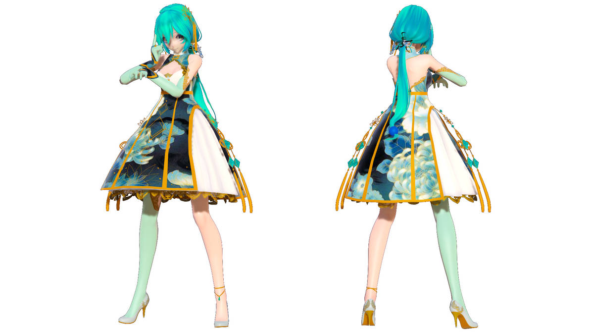 Model DL - TDA Chinese Bloom Miku by elina002 on DeviantArt