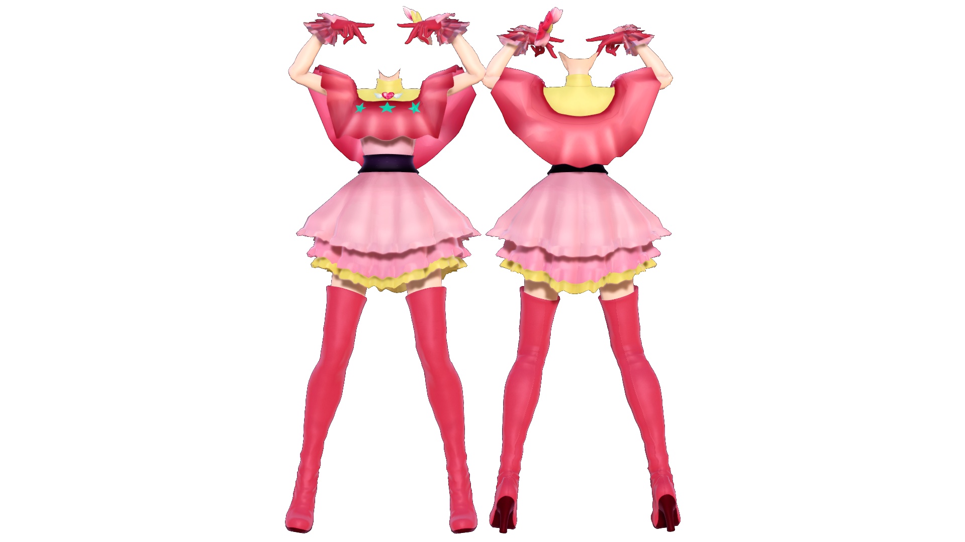 Model DL - TDA IDOL outfit base by elina002 on DeviantArt