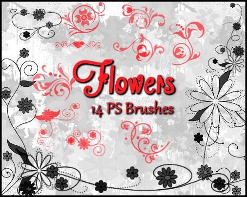 PS Flower Brushes