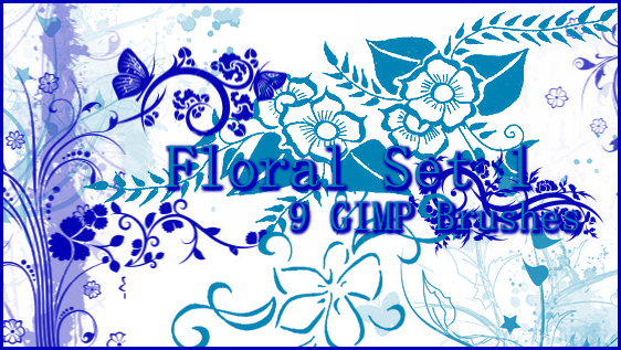 GIMP Floral Set 1
