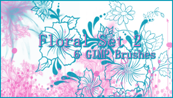 GIMP Floral Set 2