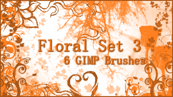 GIMP Floral Set 3