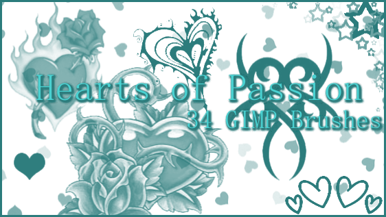 GIMP Hearts of Passion