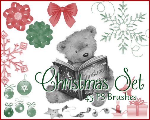 PS Christmas Brushes