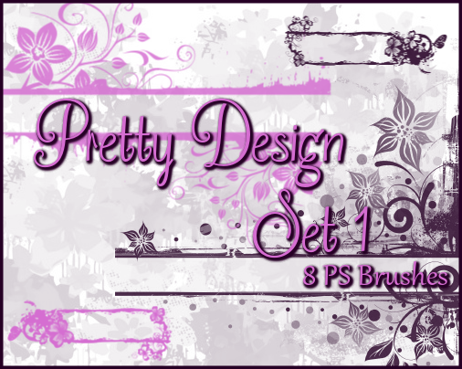 PS Pretty Floral Design Set1 by Illyera