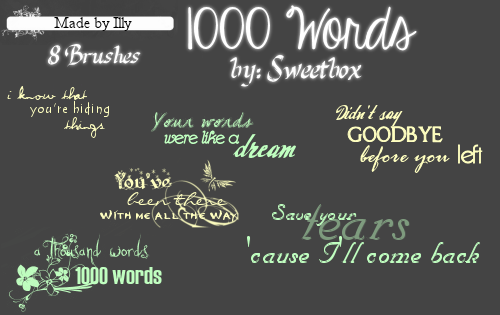 1000 Words By Sweetbox