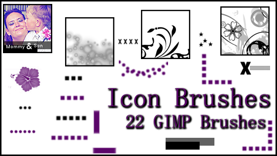 GIMP Icon Brushes