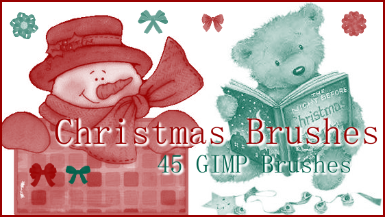 GIMP Christmas Brushes