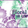 GIMP Floral Brushes