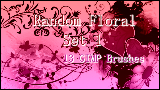 GIMP Random Floral Set 1 by Illyera on DeviantArt