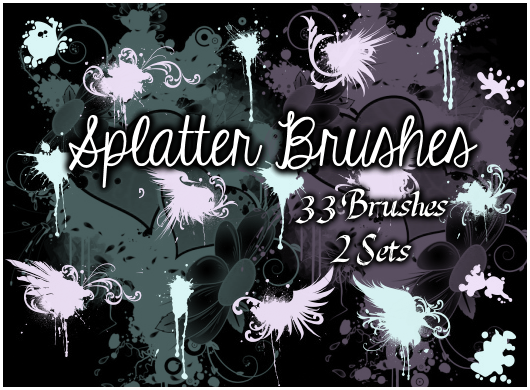 Splatter Brushes Set 1-2