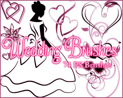 PS Wedding Brushes