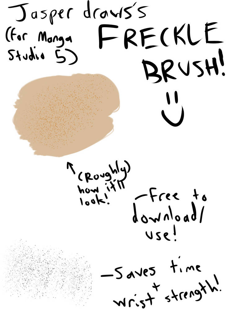 freckle brush download by jasperdraws