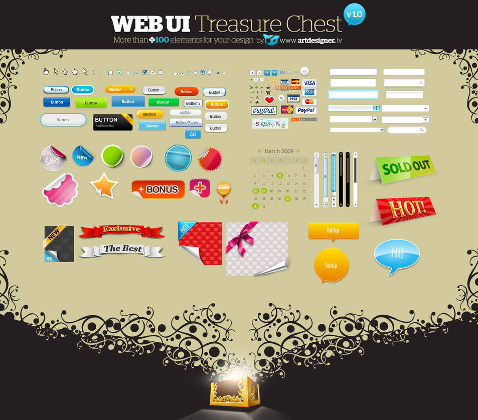 WEB UI Treasure Chest v 1.0 by lazymau