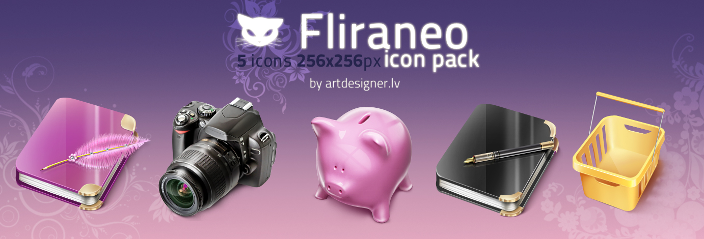 Fliraneo icon pack by lazymau
