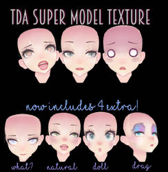 TDA Super Model face textures [DOWNLOAD]