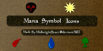 Mana Symbol Icons Windows