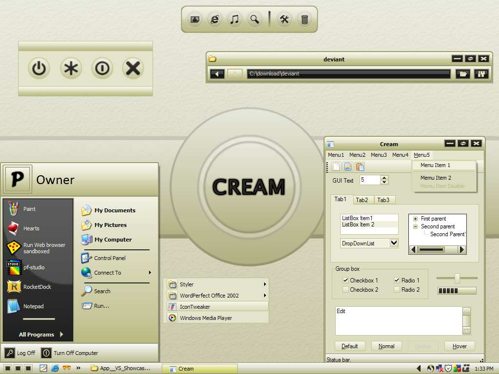 Cream for XP