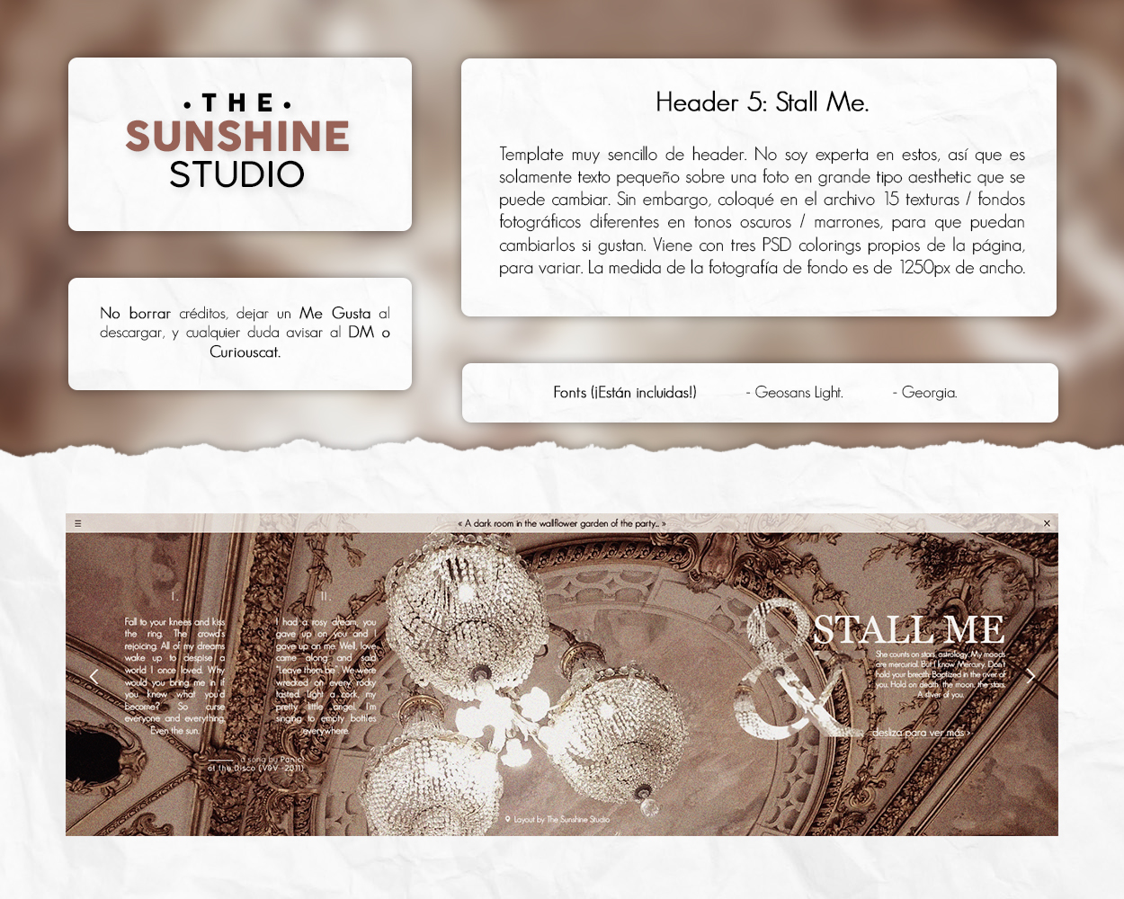HEADER 5 Stall Me. by TheSunStudio on DeviantArt