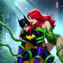 Poison Ivy is seducing Batgirl